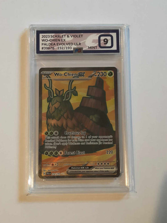 Pokemon - PG 9 Pokegrade - Wo-Chien ex (232/193) [Scarlet & Violet: Paldea Evolved]