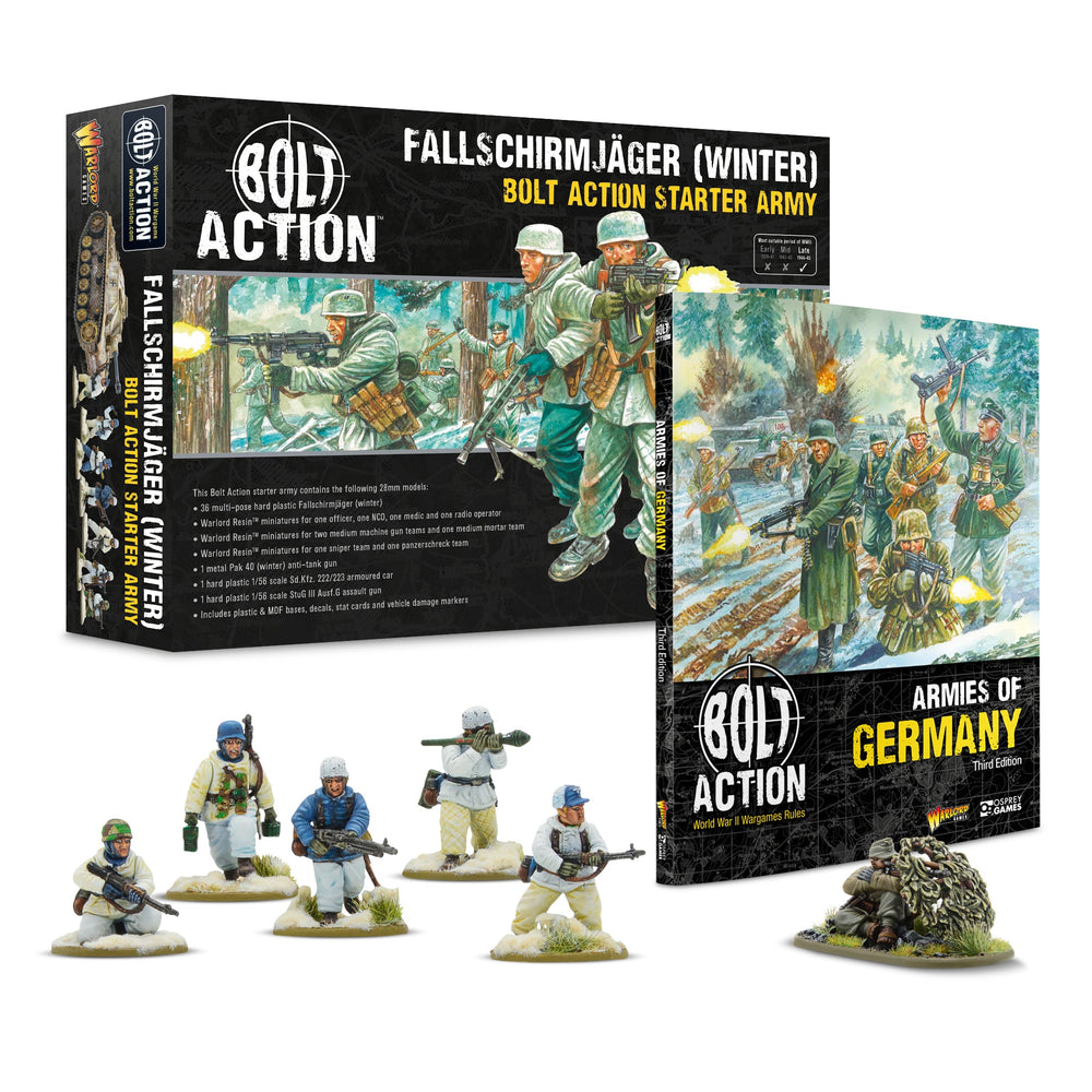 Bolt Action German Winter Fallschirmjäger Starter Army