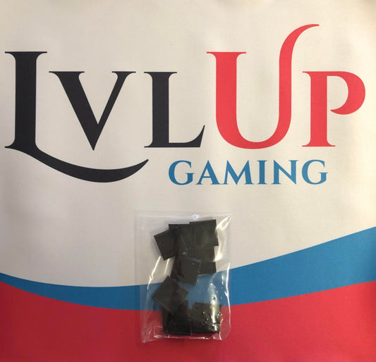 25mm Square Bases x 10 - Lvl Up Supplies