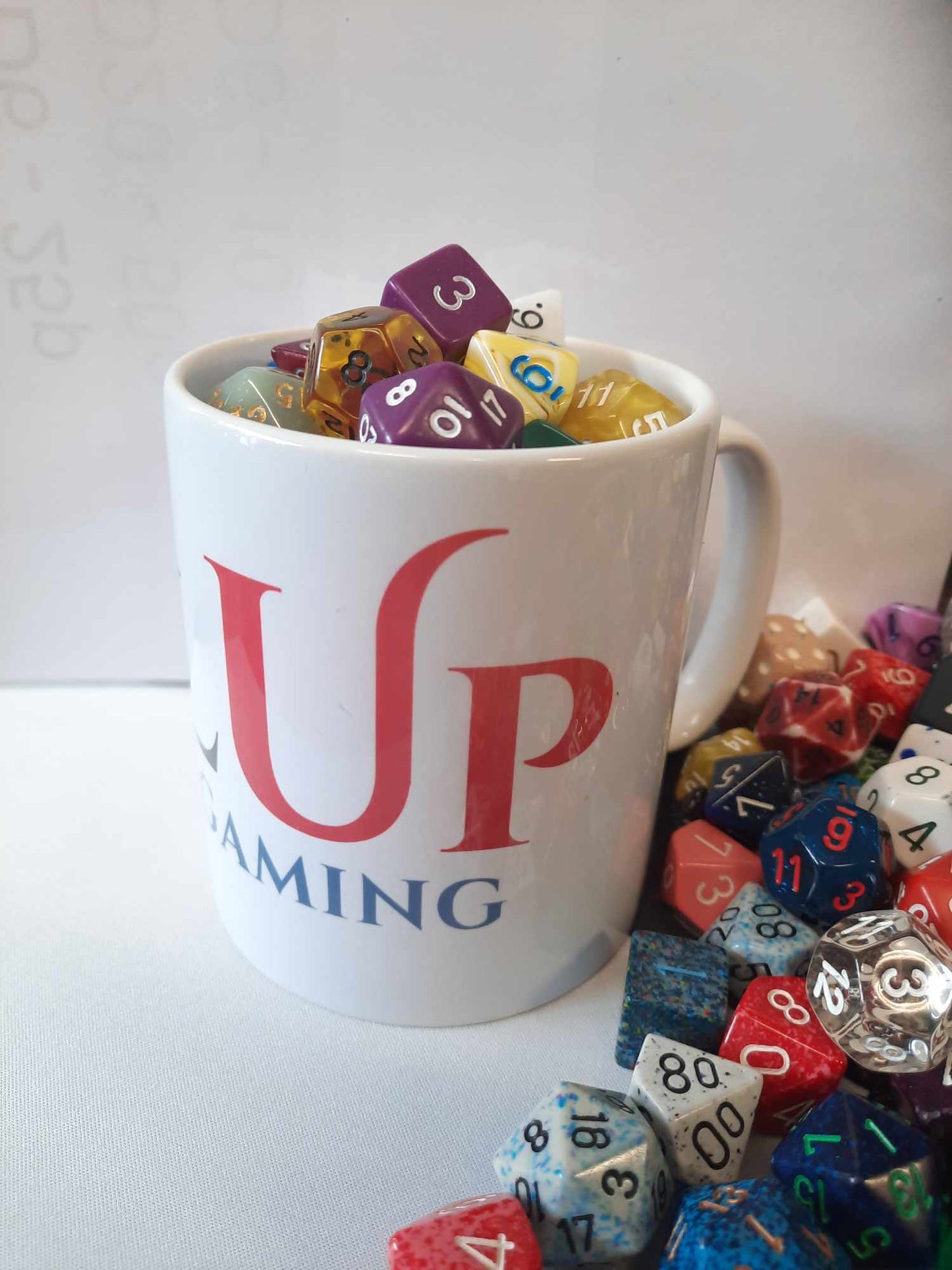 Lvl Up Gaming Mug of Dice