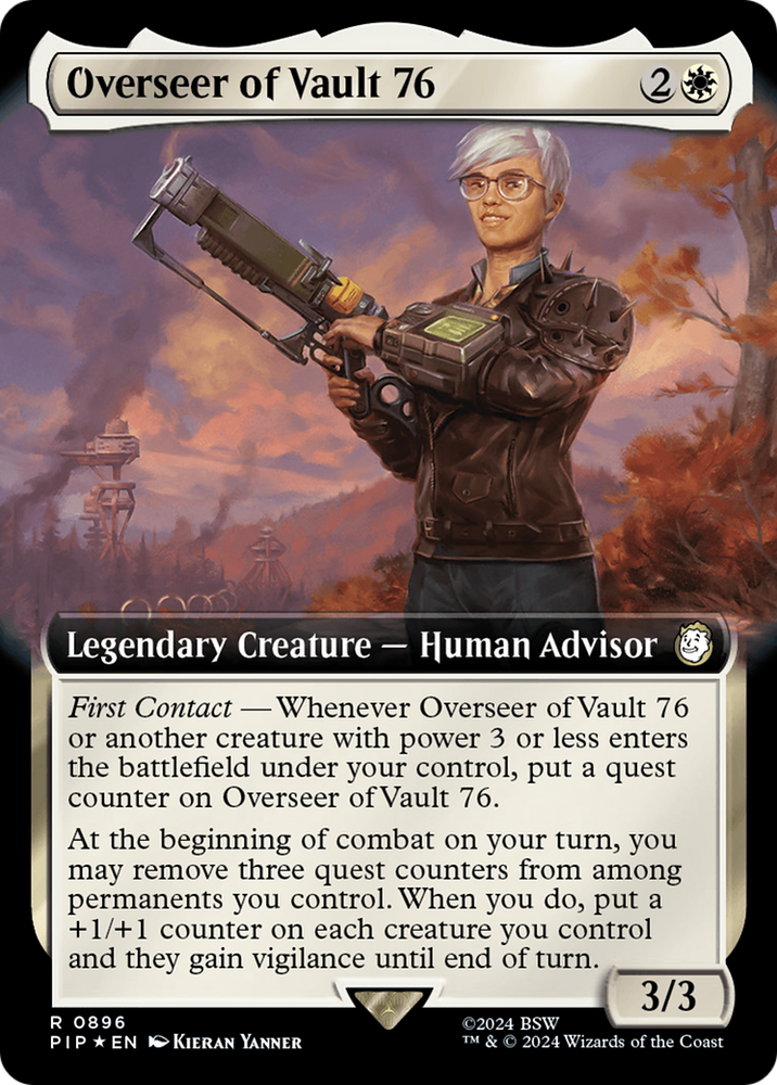 Overseer of Vault 76 (Extended Art) (Surge Foil) [Fallout]