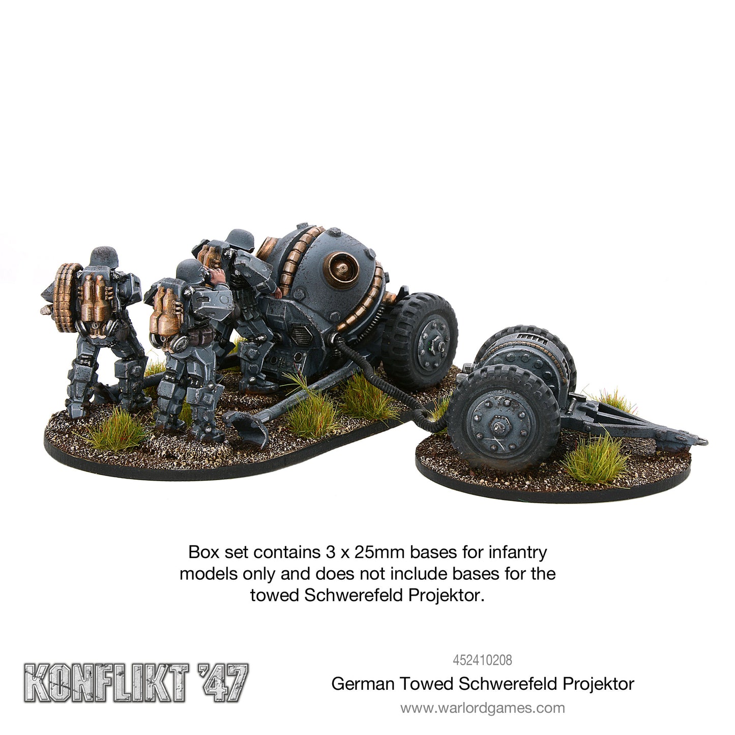 Konflikt 47 German Towed Schwerefeld Projektor (Heavy Infantry crew)