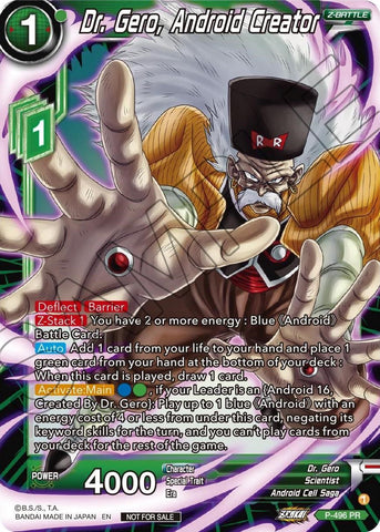 Dr. Gero, Android Creator (P-496) [Promotion Cards]