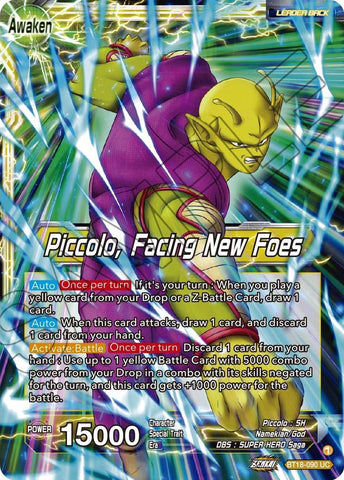 Piccolo // Piccolo, Facing New Foes (BT18-090) [Promotion Cards]