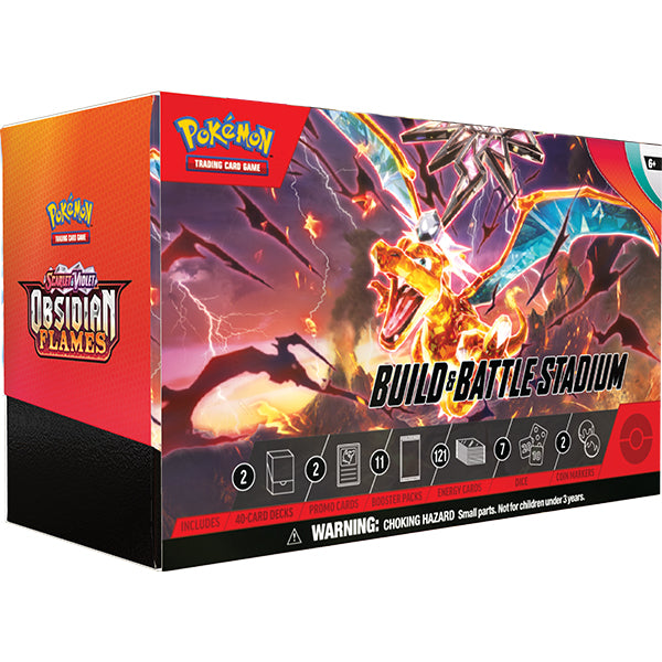 Pokémon TCG: Scarlet & Violet 3 - Obsidian Flames Build and Battle Stadium