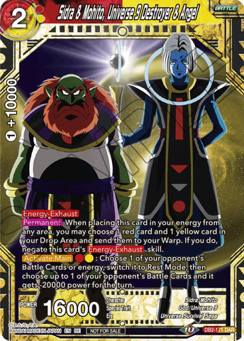 Sidra & Mohito, Universe 9 Destroyer & Angel (Championship Selection Pack 2023 Vol.2) (Silver Foil) (DB2-171) [Tournament Promotion Cards]