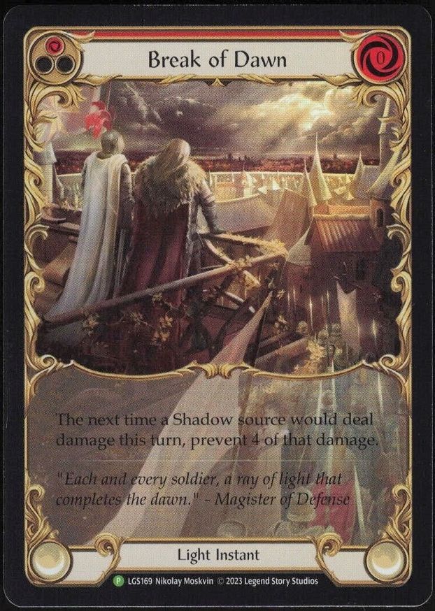 Break of Dawn (Red) [LGS169] (Promo)  Rainbow Foil