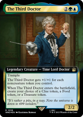 The Third Doctor (Extended Art) (Surge Foil) [Doctor Who]