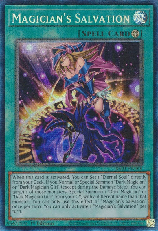 Magician's Salvation [RA01-EN068] Prismatic Collector's Rare