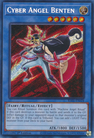 Cyber Angel Benten [RA01-EN024] Secret Rare