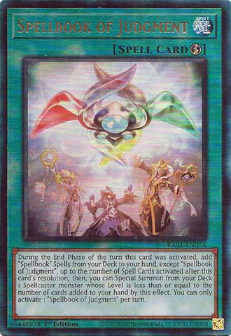 Spellbook of Judgment [RA01-EN054] Prismatic Ultimate Rare