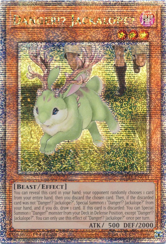 Danger!? Jackalope? [RA01-EN013] Quarter Century Secret Rare