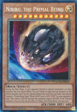 Nibiru, the Primal Being [RA01-EN015] Prismatic Collector's Rare