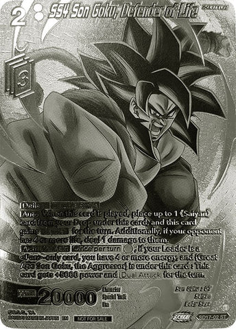 SS4 Son Goku, Defender of Life (2023 Offline Regionals Silver Print) (SD17-02) [Promotion Cards]