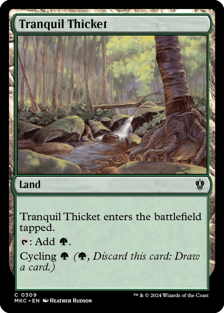 Tranquil Thicket [Murders at Karlov Manor Commander]