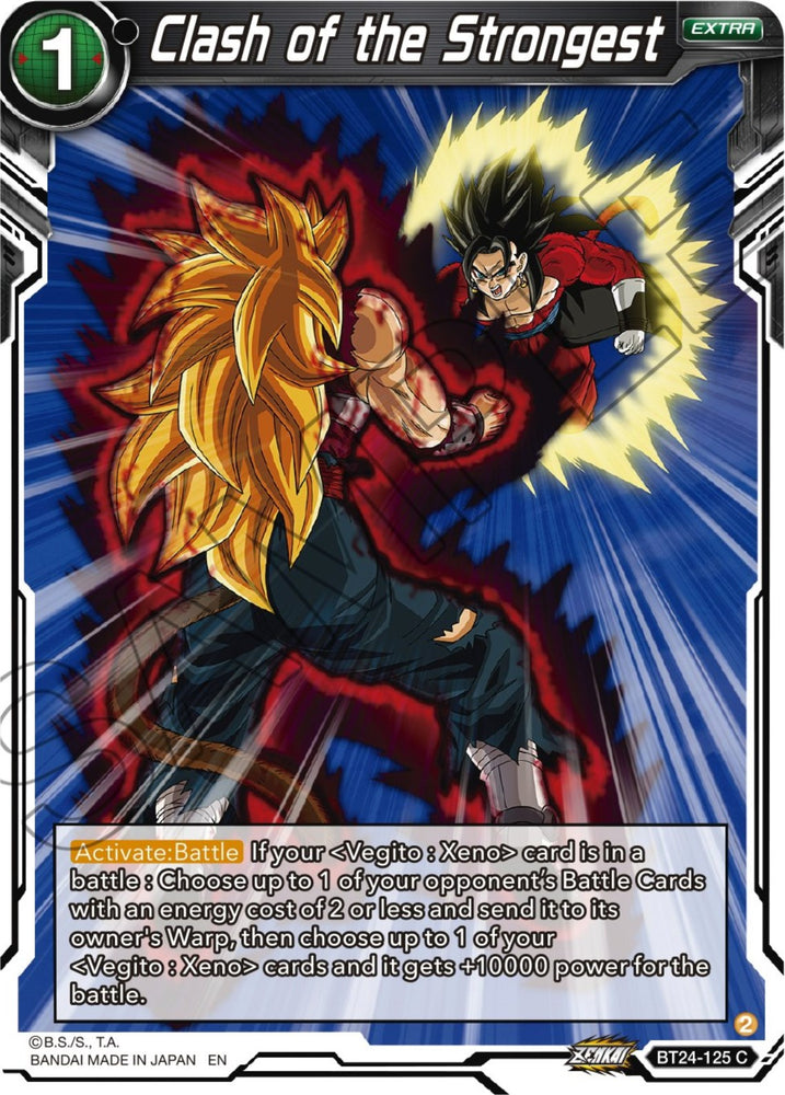 Clash of the Strongest (BT24-125) [Beyond Generations]