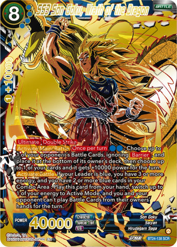 SS3 Son Goku, Wrath of the Dragon (BT24-138) [Beyond Generations]