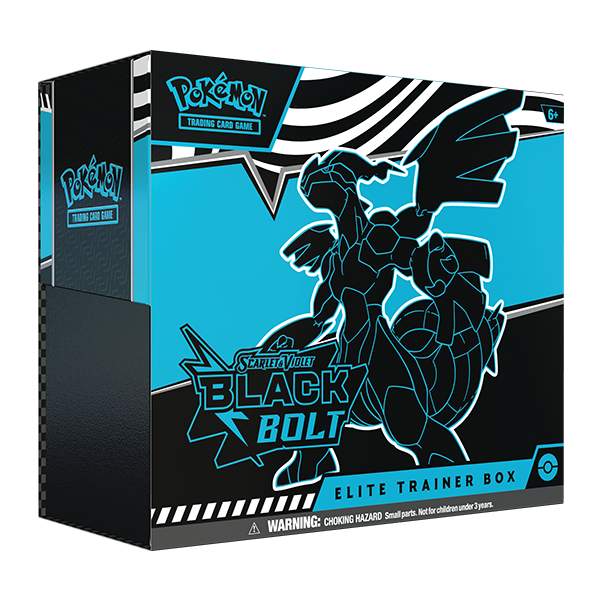 WEBSTORE 1 PER CUSTOMER Pokémon TCG: Scarlet & Violet 10.5 - Black Bolt - Elite Trainer Box Zekrom