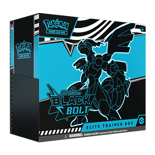 WEBSTORE 1 PER CUSTOMER Pokémon TCG: Scarlet & Violet 10.5 - Black Bolt - Elite Trainer Box Zekrom