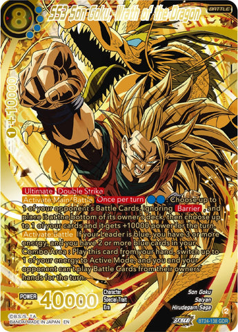 SS3 Son Goku, Wrath of the Dragon (GDR) (BT24-138) [Beyond Generations]