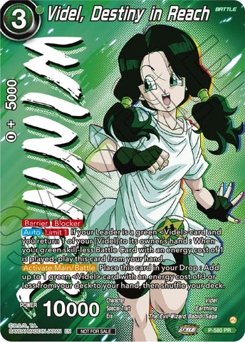 Videl, Destiny in Reach (Zenkai Series Tournament Pack Vol.7) (Winner) (P-580) [Tournament Promotion Cards]