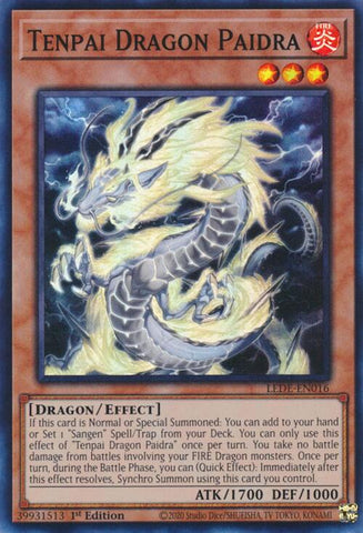 Tenpai Dragon Paidra [LEDE-EN016] Super Rare