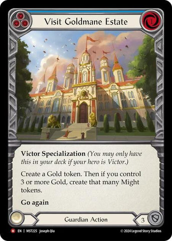 Visit Goldmane Estate [MST225] (Part the Mistveil)  Rainbow Foil