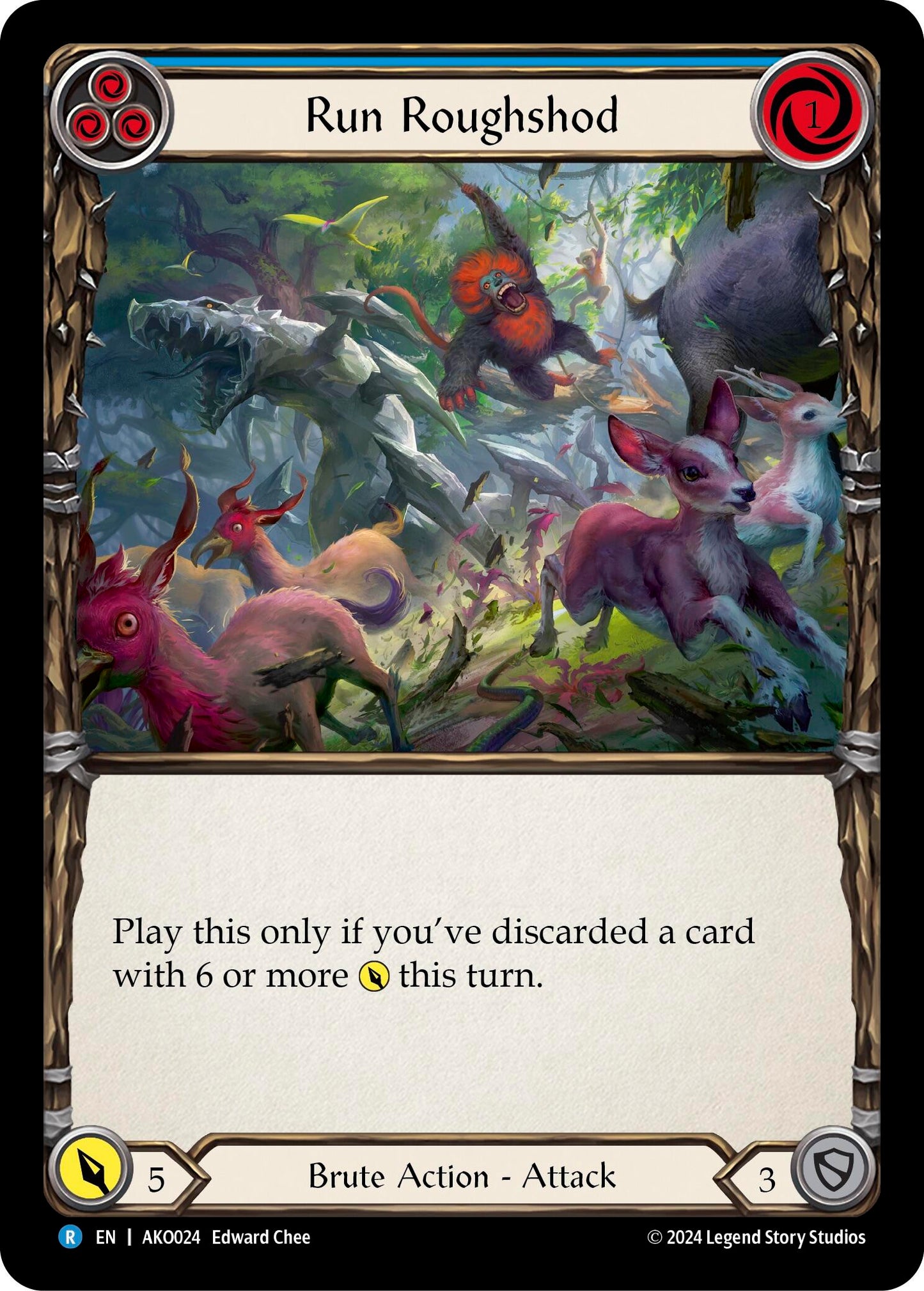 Run Roughshod [AKO024] (Armory Deck: Kayo)  Rainbow Foil