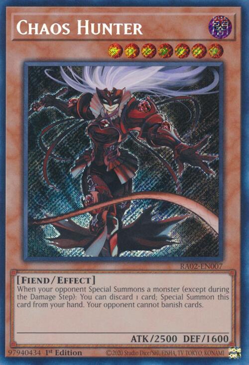 Chaos Hunter (Secret Rare) [RA02-EN007] Secret Rare