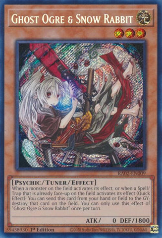 Ghost Ogre & Snow Rabbit (Alternate Art) (Secret Rare) [RA02-EN009] Secret Rare