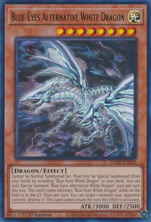 Blue-Eyes Alternative White Dragon [RA02-EN010] Super Rare