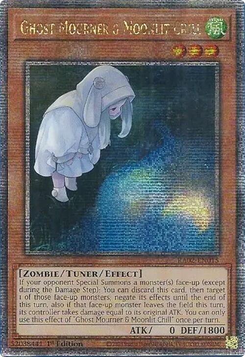 Ghost Mourner & Moonlit Chill (Alternate Art) (Quarter Century Secret Rare) [RA02-EN015] Quarter Century Secret Rare