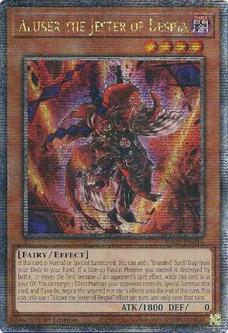 Aluber the Jester of Despia (Quarter Century Secret Rare) [RA02-EN016] Quarter Century Secret Rare