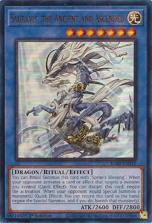 Sauravis, the Ancient and Ascended (UR) [RA02-EN019] Ultra Rare