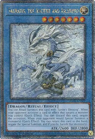 Sauravis, the Ancient and Ascended (Quarter Century Secret Rare) [RA02-EN019] Quarter Century Secret Rare