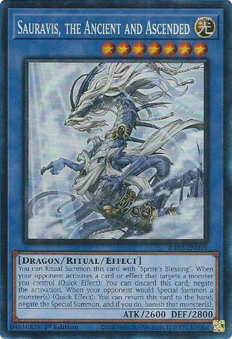 Sauravis, the Ancient and Ascended (PCR) [RA02-EN019] Prismatic Collector's Rare