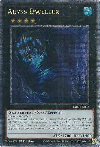 Abyss Dweller (Quarter Century Secret Rare) [RA02-EN033] Quarter Century Secret Rare