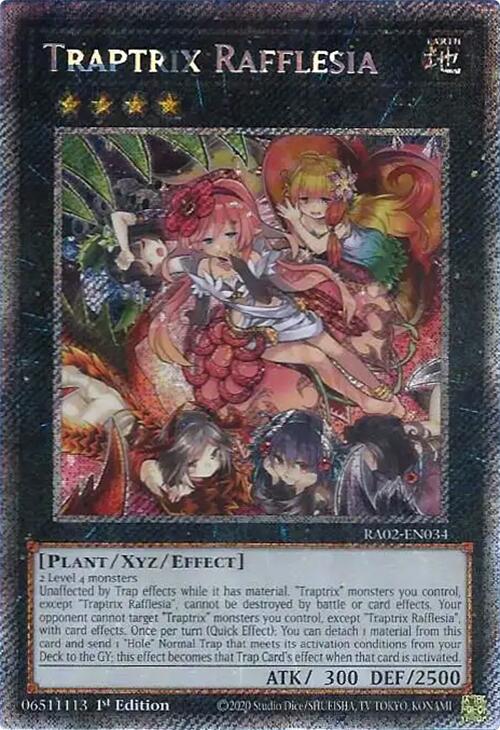 Traptrix Rafflesia (Platinum Secret Rare) [RA02-EN034] Platinum Secret Rare