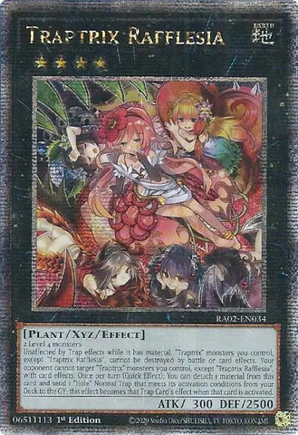 Traptrix Rafflesia (Quarter Century Secret Rare) [RA02-EN034] Quarter Century Secret Rare