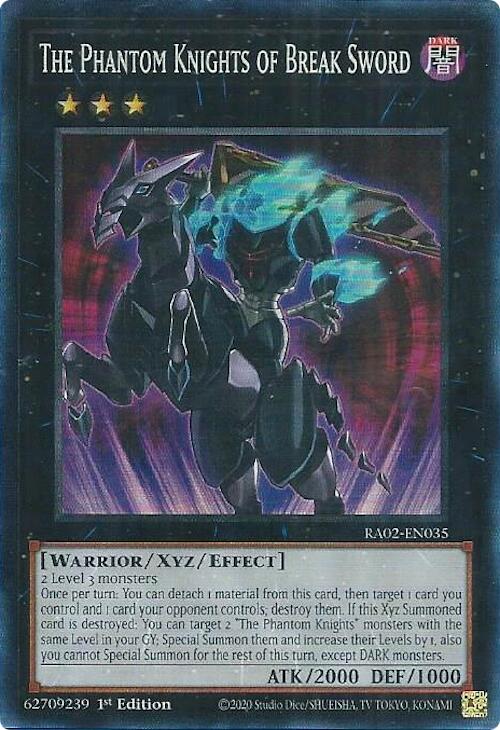 The Phantom Knights of Break Sword (PCR) [RA02-EN035] Prismatic Collector's Rare