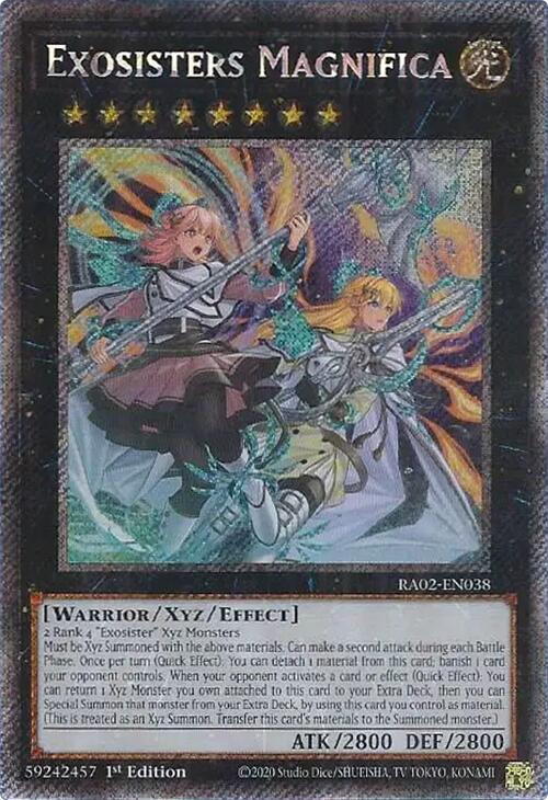 Exosisters Magnifica (Platinum Secret Rare) [RA02-EN038] Platinum Secret Rare