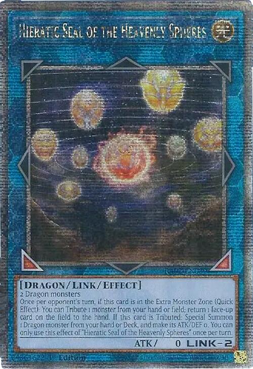 Hieratic Seal of the Heavenly Spheres (Quarter Century Secret Rare) [RA02-EN039] Quarter Century Secret Rare