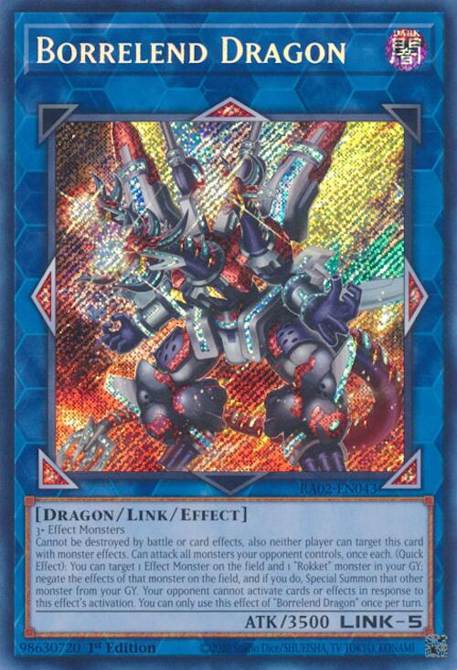 Borrelend Dragon (Secret Rare) [RA02-EN043] Secret Rare