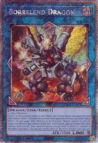 Borrelend Dragon (Platinum Secret Rare) [RA02-EN043] Platinum Secret Rare