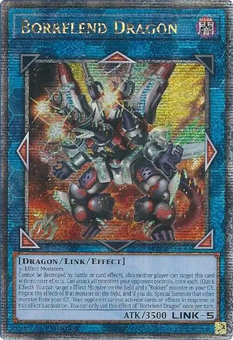 Borrelend Dragon (Quarter Century Secret Rare) [RA02-EN043] Quarter Century Secret Rare