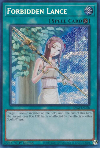 Forbidden Lance (Secret Rare) [RA02-EN058] Secret Rare