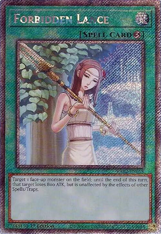 Forbidden Lance (Platinum Secret Rare) [RA02-EN058] Platinum Secret Rare