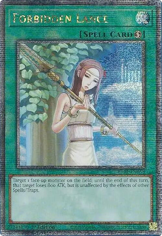 Forbidden Lance (Quarter Century Secret Rare) [RA02-EN058] Quarter Century Secret Rare