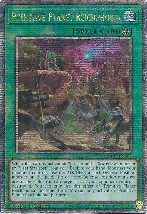 Primitive Planet Reichphobia (Quarter Century Secret Rare) [RA02-EN067] Quarter Century Secret Rare