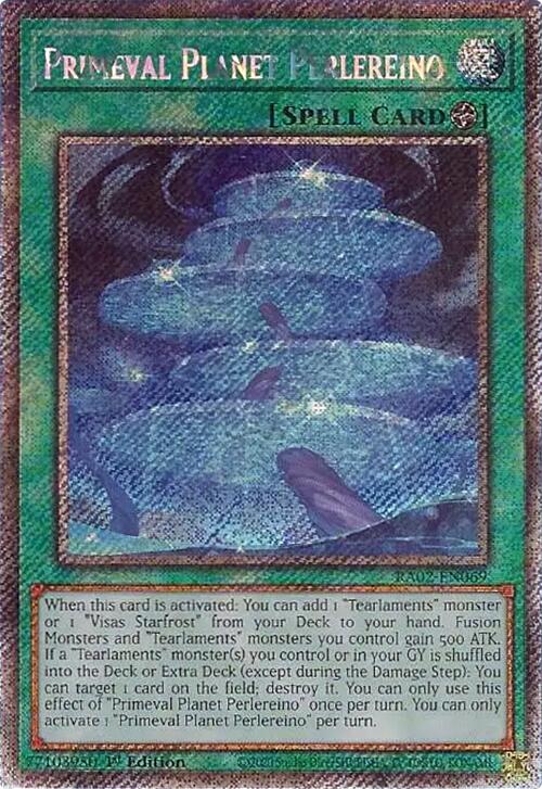 Primeval Planet Perlereino (Platinum Secret Rare) [RA02-EN069] Platinum Secret Rare